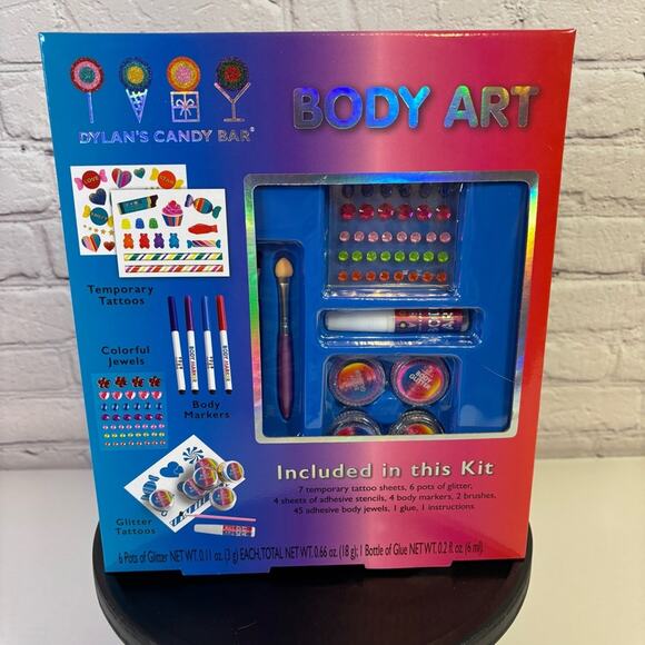 NWT Dylan’s Candy Bar Body Art Kit Bin5 - Picture 1 of 5
